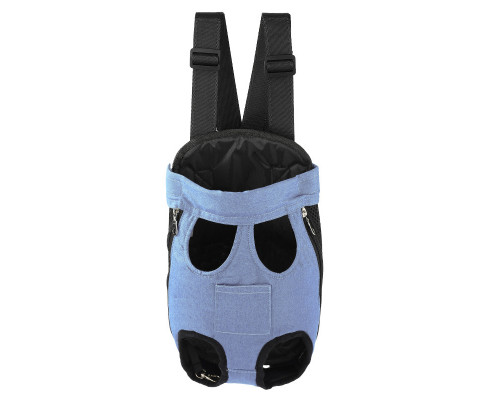 Рюкзак-кенгуру для животных SY210814 Light Jeans с карманом L