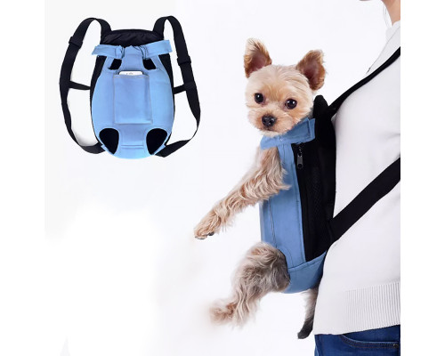 Рюкзак-кенгуру для животных SY210814 Light Jeans с карманом L