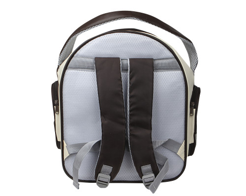 Рюкзак-переноска для животных кошек и собак Moorpet 242210 33*34*22 см Coffee