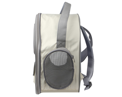 Рюкзак-переноска для животных кошек и собак Moorpet 242210 33*34*22 см Gray