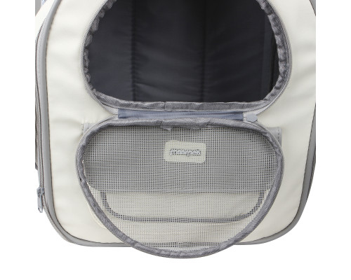 Рюкзак-переноска для животных кошек и собак Moorpet 242210 33*34*22 см Gray
