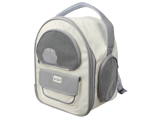 Рюкзак-переноска для животных кошек и собак Moorpet 242210 33*34*22 см Gray