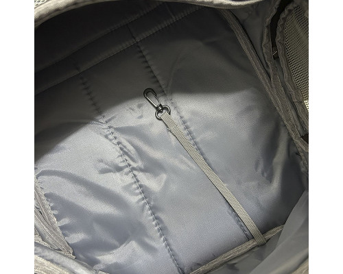 Рюкзак-переноска для животных кошек и собак Moorpet 242210 33*34*22 см Gray