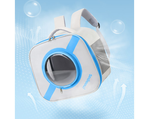 Рюкзак-переноска для кошек Taotaopets 241109 Window Blue