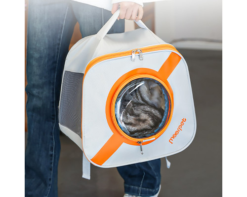 Рюкзак-переноска для кошек Taotaopets 241109 Window Orange