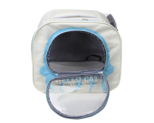 Рюкзак-переноска для животных кошек и собак Taotaopets 247722 Blue