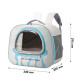 Рюкзак-переноска для животных кошек и собак Taotaopets 247722 Blue