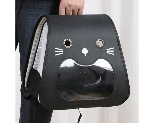 Рюкзак-переноска для животных кошек и собак Taotaopets 247723 Black