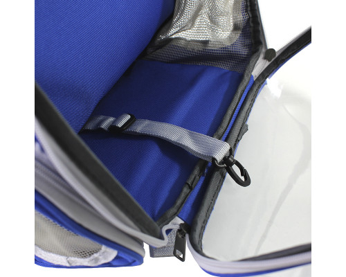 Рюкзак-переноска для кошек Taotaopets 252203 Panoramic 35*25*42cm Blue