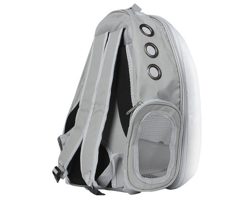 Рюкзак-переноска для кошек Taotaopets 252203 Panoramic 35*25*42cm Gray