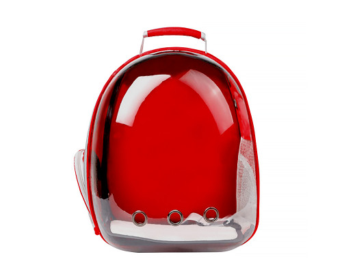 Рюкзак-переноска для кошек Taotaopets 252203 Panoramic 35*25*42cm Red