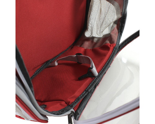 Рюкзак-переноска для кошек Taotaopets 252203 Panoramic 35*25*42cm Red