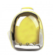Рюкзак-переноска для кошек Taotaopets 252203 Panoramic 35*25*42cm Yellow