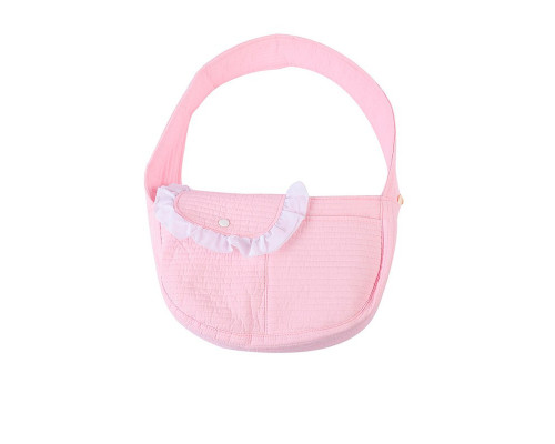 Слинг-переноска для котов и собак SY-2022-0502 Pink S (37*11*23 см)