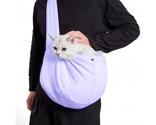 Слинг-переноска для котов и собак SY-2022-0502 Violet S (37*11*23 см)