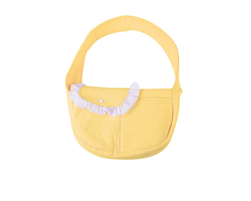 Слинг-переноска для котов и собак SY-2022-0502 Yellow L (43*11*29 см)