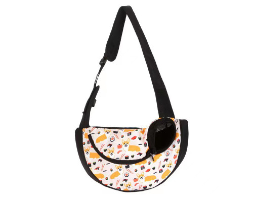 Слинг-переноска для котов и собак SY-2022-1024-93 Beige Corgi dog S (40*10*22 см)