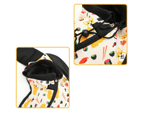 Слинг-переноска для котов и собак SY-2022-1024-93 Beige Corgi dog S (40*10*22 см)