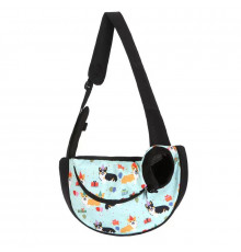 Слинг-переноска для котов и собак SY-2022-1024-93 Green Corgi dog S (40*10*22 см)