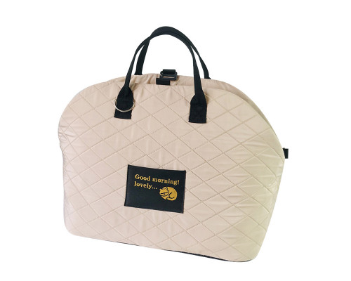 Сумка-переноска для животных S82 для собак и кошек автомобильная портативная Beige