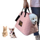 Сумка-переноска для животных S82 для собак и кошек автомобильная портативная Pink