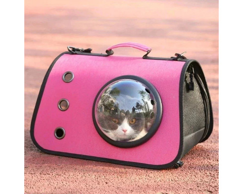 Сумка-переноска для кошек Taotaopets 254405 40*25*25 cm Pink