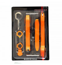 Набор инструментов съемников 11501 для снятия обшивки салона автомобиля 12 предметов Orange