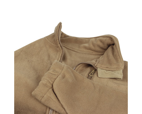 Тактическая кофта A162 теплая флисовая Sand Khaki XXL