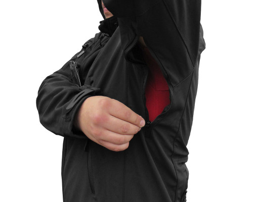 Тактическая куртка Soft Shell A001 Black M