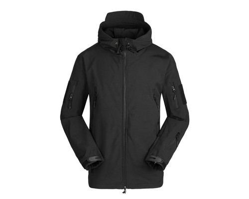 Тактическая куртка Soft Shell A001 Black XL