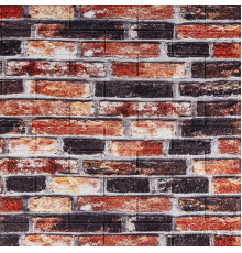 Декоративная 3D панель 700x770x5мм Серо-синий Екатеринославский кирпич (048) SW-00000027