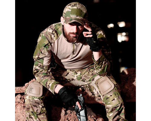 Тактическая рубашка убокс Han-Wild 001 Camouflage CP 4XL