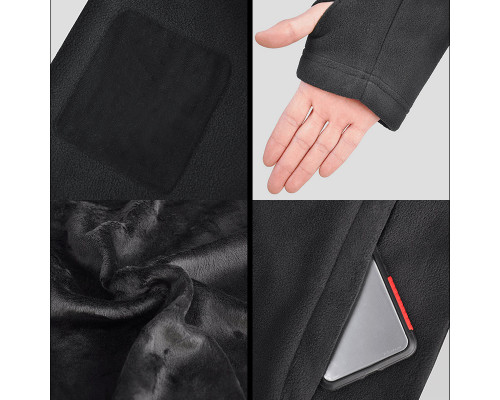 Тактическая флисовая толстовка Han-Wild HW012 Black M