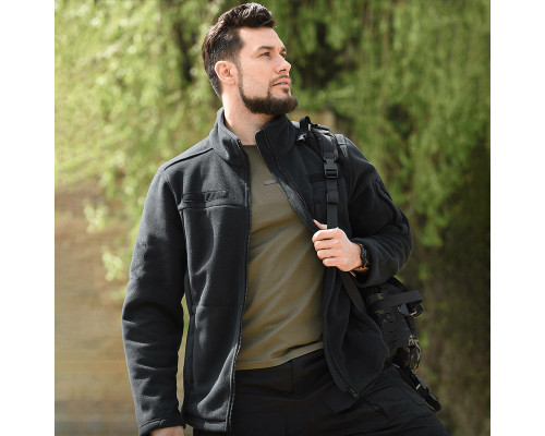 Тактическая флисовая толстовка Han-Wild HW012 Black S