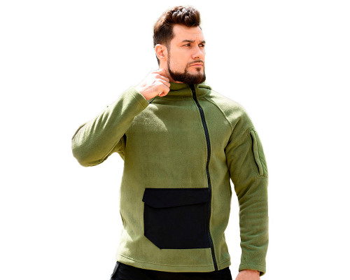 Тактическая флисовая толстовка Han-Wild HW021 Green S