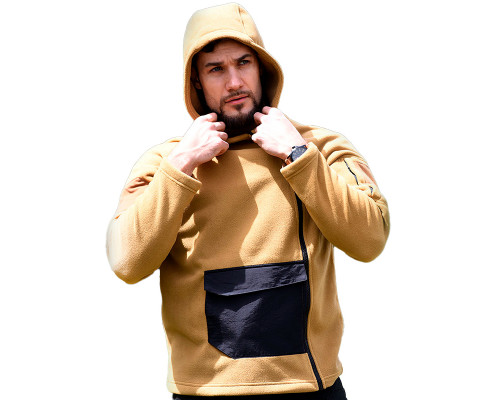 Тактическая флисовая толстовка Han-Wild HW021 Sand Khaki XL