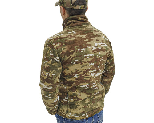 Тактическая флисовая кофта военная толстовка армейская S.archon HSD06 Camouflage CP S