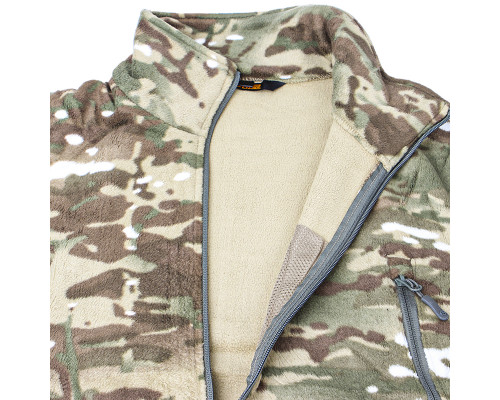 Тактическая флисовая кофта военная толстовка армейская S.archon HSD06 Camouflage CP S