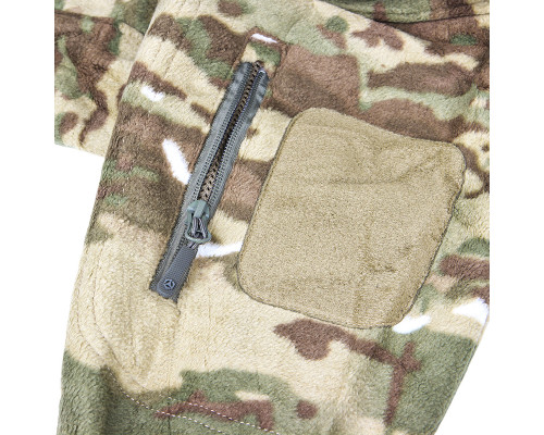 Тактическая флисовая кофта военная толстовка армейская S.archon HSD06 Camouflage CP S