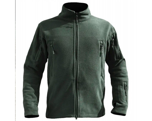 Тактическая флисовая кофта военная толстовка армейская S.archon HSD06 Green 2XL