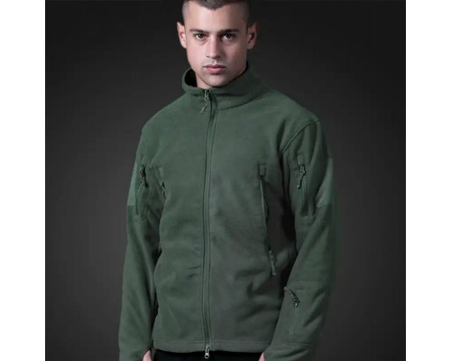Тактическая флисовая кофта военная толстовка армейская S.archon HSD06 Green 2XL