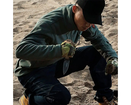 Тактическая флисовая кофта военная толстовка армейская S.archon HSD06 Green 2XL