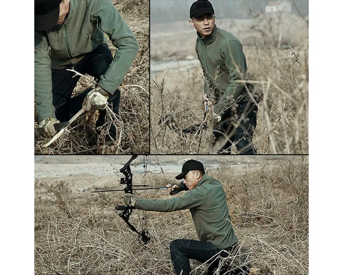 Тактическая флисовая кофта военная толстовка армейская S.archon HSD06 Green XL