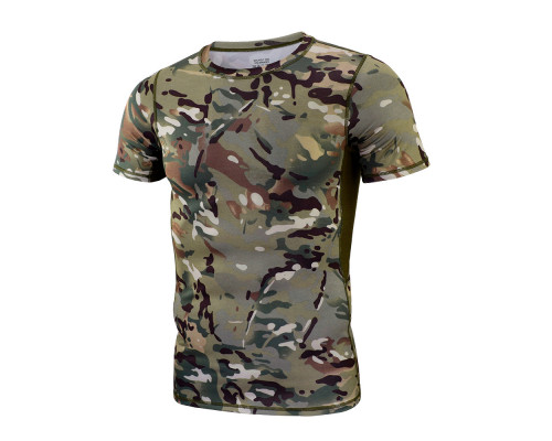 Тактическая футболка с коротким рукавом A159 Camouflage CP 2XL