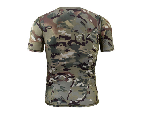 Тактическая футболка с коротким рукавом A159 Camouflage CP L