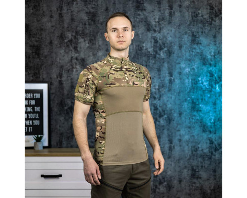 Тактическая футболка с коротким рукавом A426/A341 Camouflage XXXL